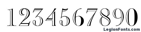 CASLONOPENFACE Thin Font, Number Fonts