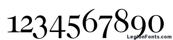 CaslonSmc Regular Font, Number Fonts