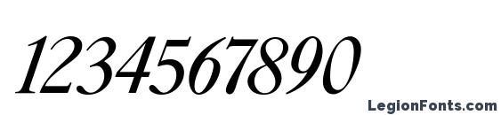 CaslonSwashC Italic Font, Number Fonts