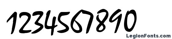 Casmira Font, Number Fonts