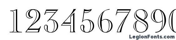 CasperOpenFace Font, Number Fonts