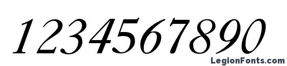 Casque Italic Font, Number Fonts