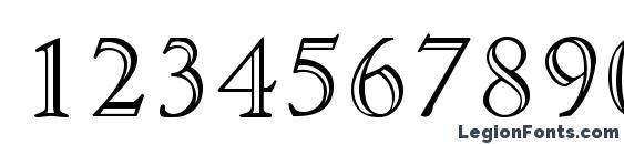 CasqueOpenFace Regular Font, Number Fonts