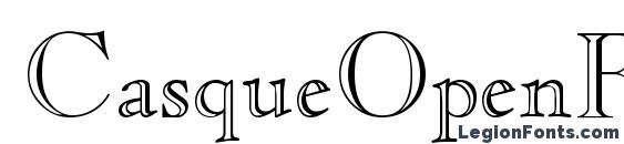 CasqueOpenFace Regular font, free CasqueOpenFace Regular font, preview CasqueOpenFace Regular font