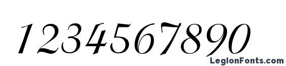 Cassandra Font, Number Fonts