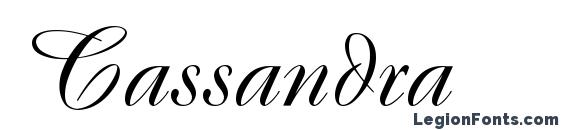 Cassandra font, free Cassandra font, preview Cassandra font