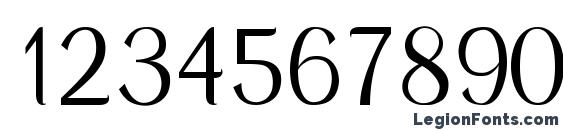 Шрифт Castamere Sans, Шрифты для цифр и чисел