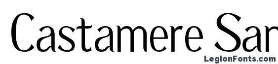 Шрифт Castamere Sans