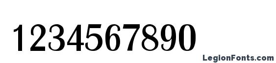 Casti SemiBold Font, Number Fonts