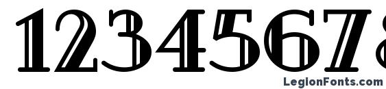 Castileo Medium Font, Number Fonts