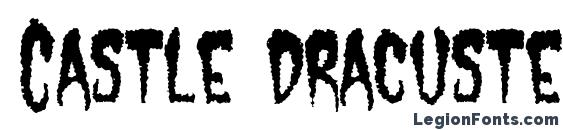шрифт Castle dracustein, бесплатный шрифт Castle dracustein, предварительный просмотр шрифта Castle dracustein