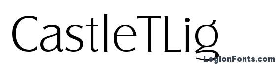 CastleTLig font, free CastleTLig font, preview CastleTLig font