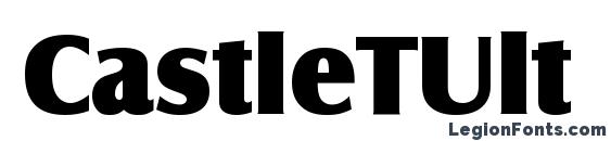 шрифт CastleTUlt, бесплатный шрифт CastleTUlt, предварительный просмотр шрифта CastleTUlt