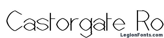 Castorgate Rough Font