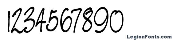 Casual Regular Font, Number Fonts