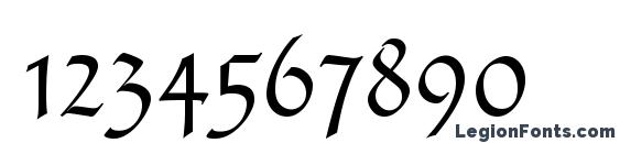 Casual Script SSi Font, Number Fonts