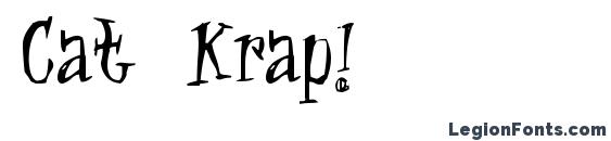 Cat Krap! font, free Cat Krap! font, preview Cat Krap! font