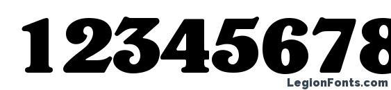 Catalego Display SSi Font, Number Fonts