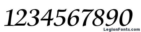 Cataneo BT Font, Number Fonts