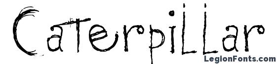 Caterpillar Font, Lettering Fonts