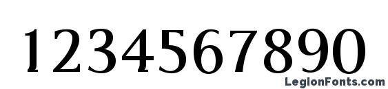 Catherine Font, Number Fonts