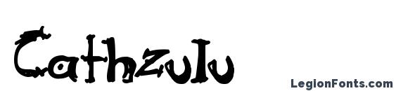 Cathzulu font, free Cathzulu font, preview Cathzulu font
