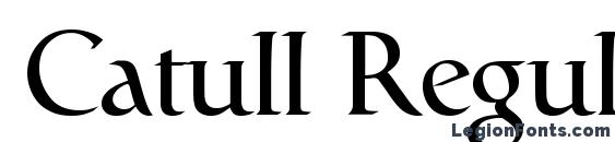 Catull Regular Font, All Fonts