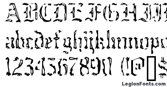 caustic monk Normal Font Download Free / LegionFonts