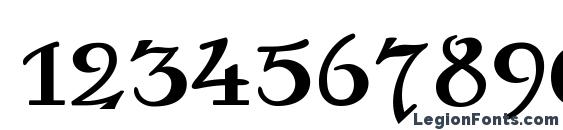 Cavaler Font, Number Fonts