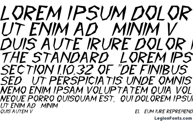 specimens Cavemann Italic font, sample Cavemann Italic font, an example of writing Cavemann Italic font, review Cavemann Italic font, preview Cavemann Italic font, Cavemann Italic font