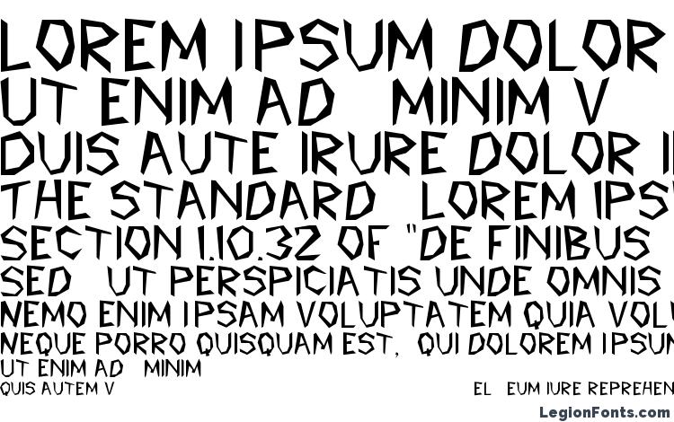 specimens Cavemann font, sample Cavemann font, an example of writing Cavemann font, review Cavemann font, preview Cavemann font, Cavemann font