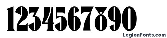 Cavendish modern Font, Number Fonts