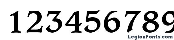 Caxton Bold BT Font, Number Fonts