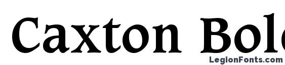 Caxton Bold BT Font