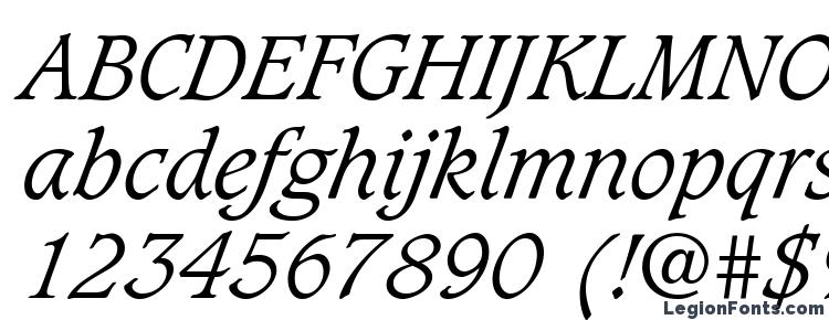 glyphs Caxton LT Light Italic font, сharacters Caxton LT Light Italic font, symbols Caxton LT Light Italic font, character map Caxton LT Light Italic font, preview Caxton LT Light Italic font, abc Caxton LT Light Italic font, Caxton LT Light Italic font