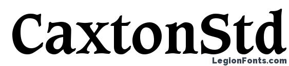 CaxtonStd Bold font, free CaxtonStd Bold font, preview CaxtonStd Bold font