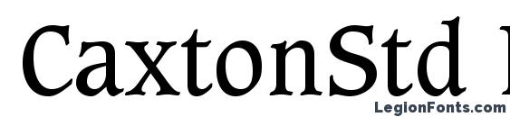 CaxtonStd Book Font