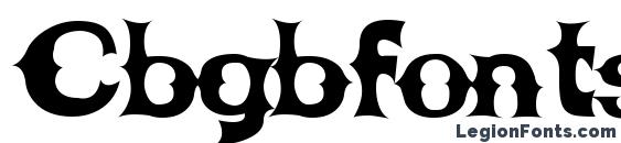 Cbgbfontsolid Font