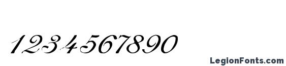 Celeste Normal Font, Number Fonts