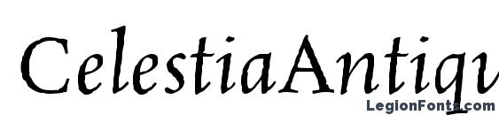 Шрифт CelestiaAntiquaStd Italic