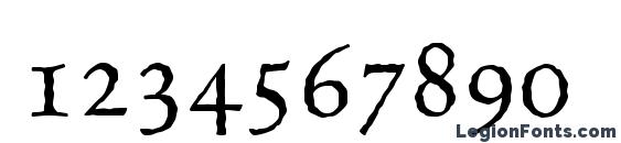 CelestiaAntiquaStd Font, Number Fonts