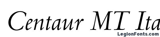 шрифт Centaur MT Italic, бесплатный шрифт Centaur MT Italic, предварительный просмотр шрифта Centaur MT Italic