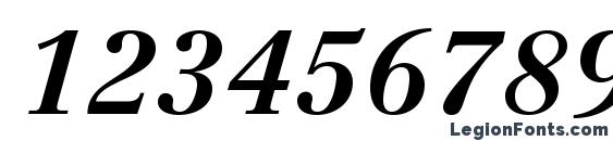 CentennialLTStd BoldItalic Font, Number Fonts