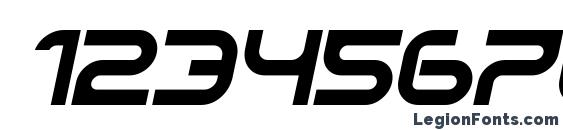 CentreForward BoldItalic Font, Number Fonts