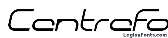 CentreForward ThinItalic Font