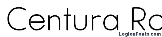 Centura Round Font