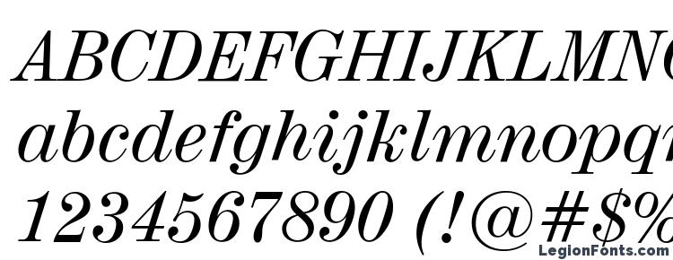 глифы шрифта Century 725 Italic BT, символы шрифта Century 725 Italic BT, символьная карта шрифта Century 725 Italic BT, предварительный просмотр шрифта Century 725 Italic BT, алфавит шрифта Century 725 Italic BT, шрифт Century 725 Italic BT