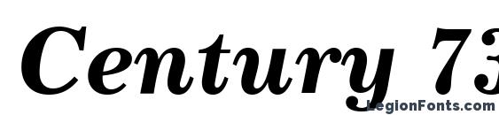 Century 731 Bold Italic BT Font