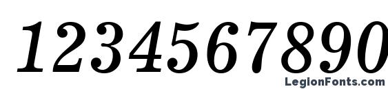 Century 731 Italic BT Font, Number Fonts