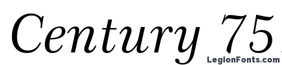 Шрифт Century 751 Italic BT, Красивые шрифты